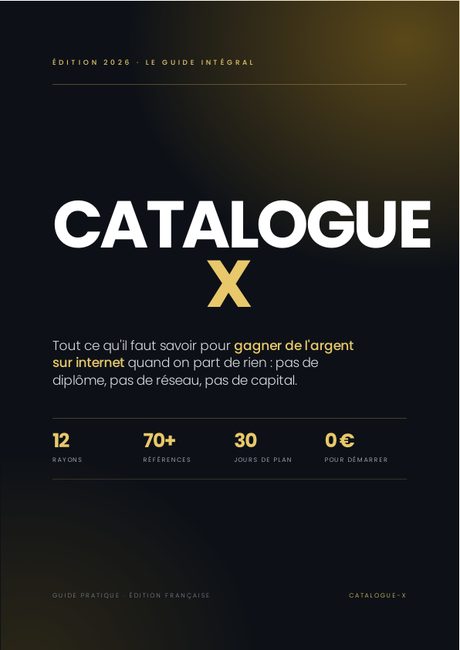 Catalogue X — Le guide complet 2026
